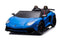 2 Seater Lamborghini SVJ 24V XXL Ride on Sports Car Massive Size-Blue